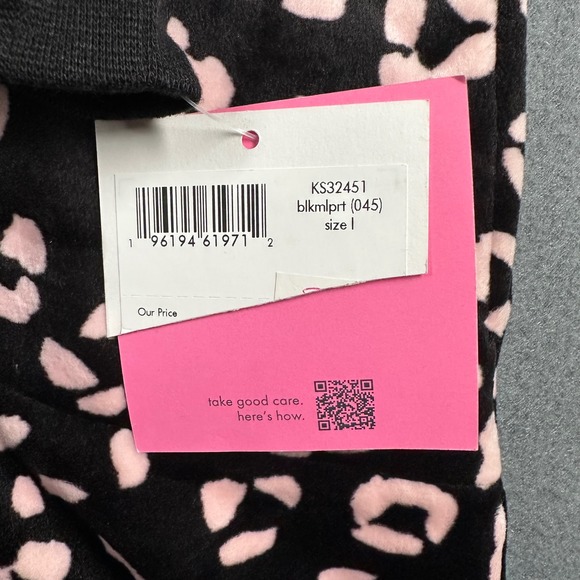 Kate Spade New York Pajama Dress Womens L Leopard Print Long Sleeve Pockets NWT - Picture 5 of 13